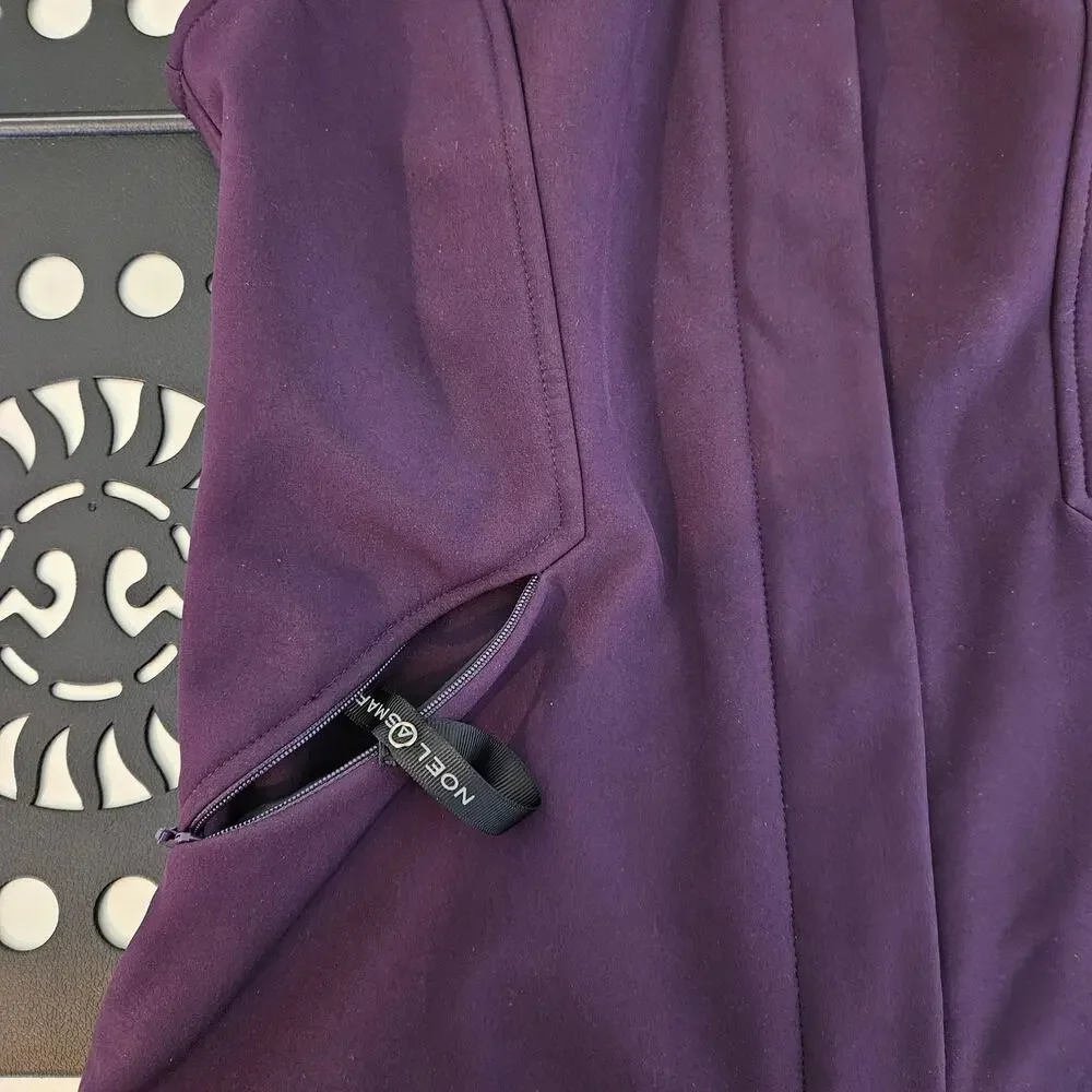 Noel‎ Asmar Equestrian Women's Riding Vest Soft Shell Hooded Purple | XXS